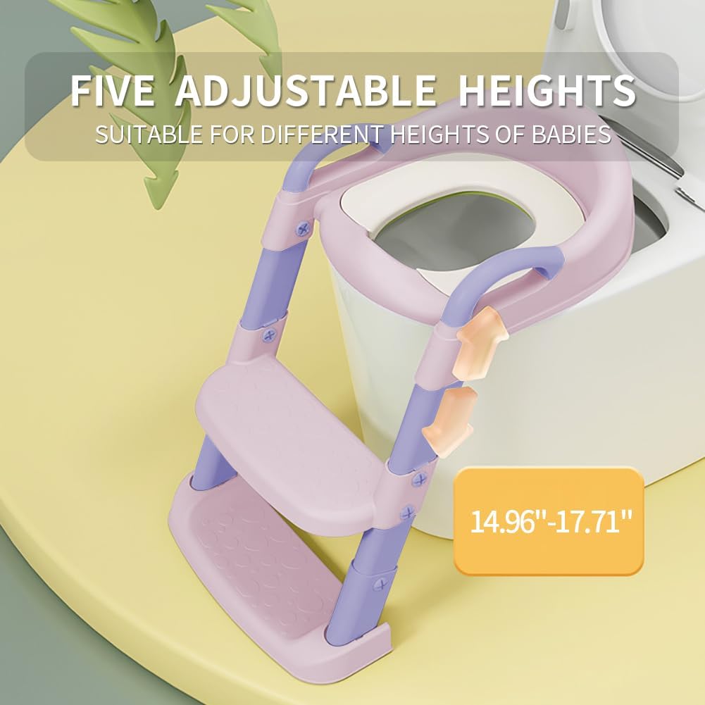 Kid Toilet Trainer Ladder Potty Seat