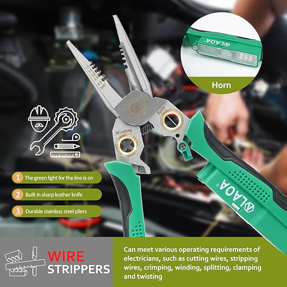 Nose Plier With Ncv Multi Functional 8-in-1