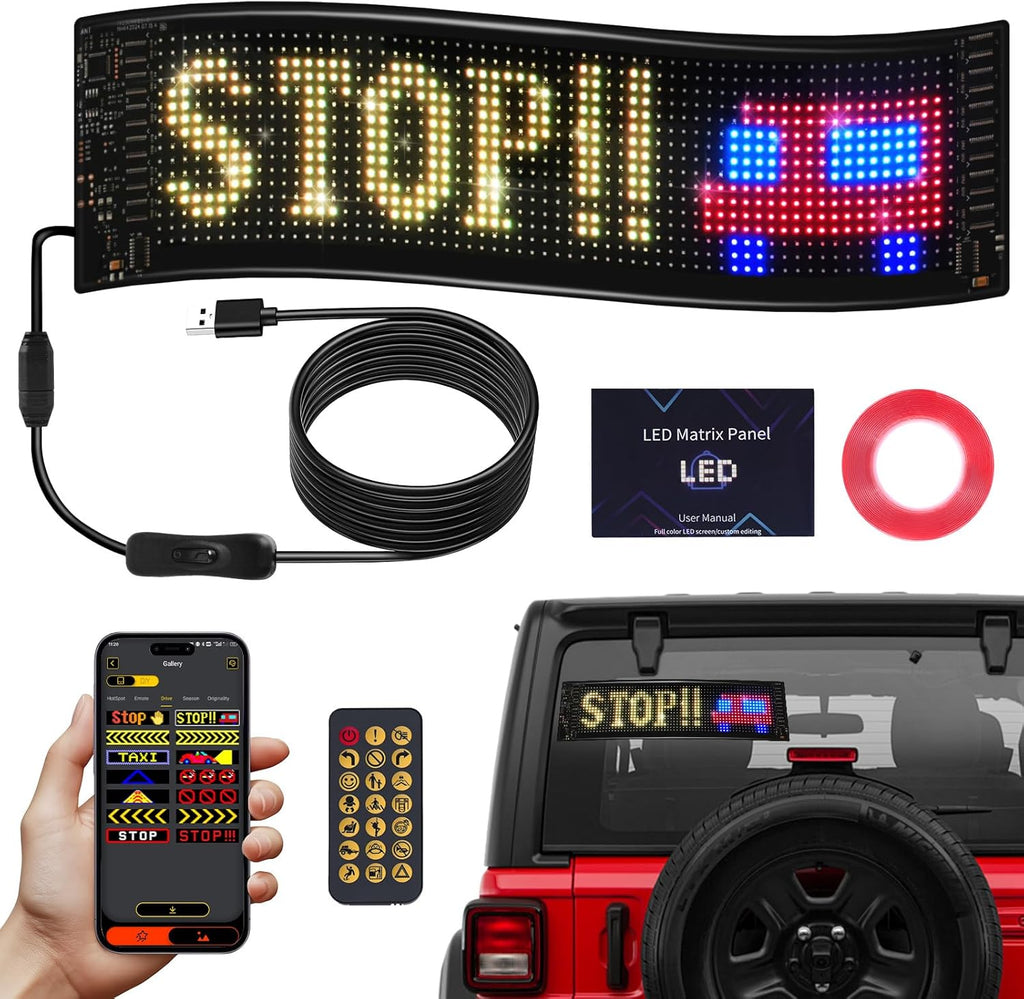 LED Matrix Display Panel - Car Sign