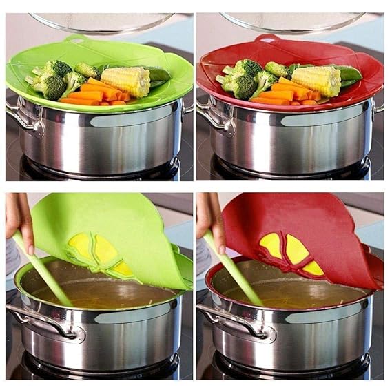 Silicone Spill Stopper Multi-Function Lid