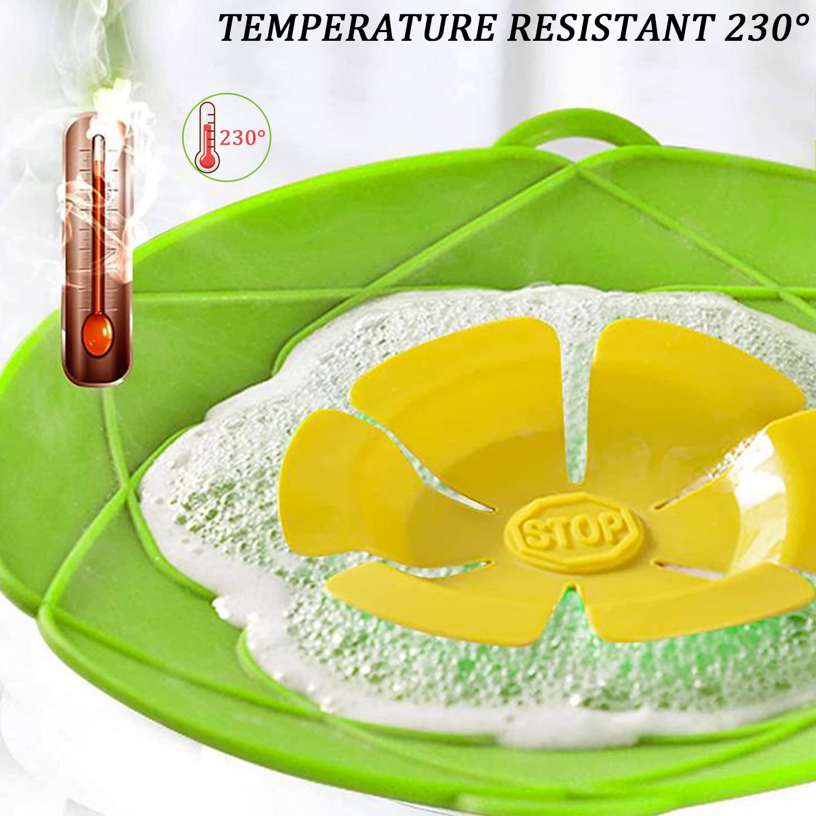 Silicone Spill Stopper Multi-Function Lid