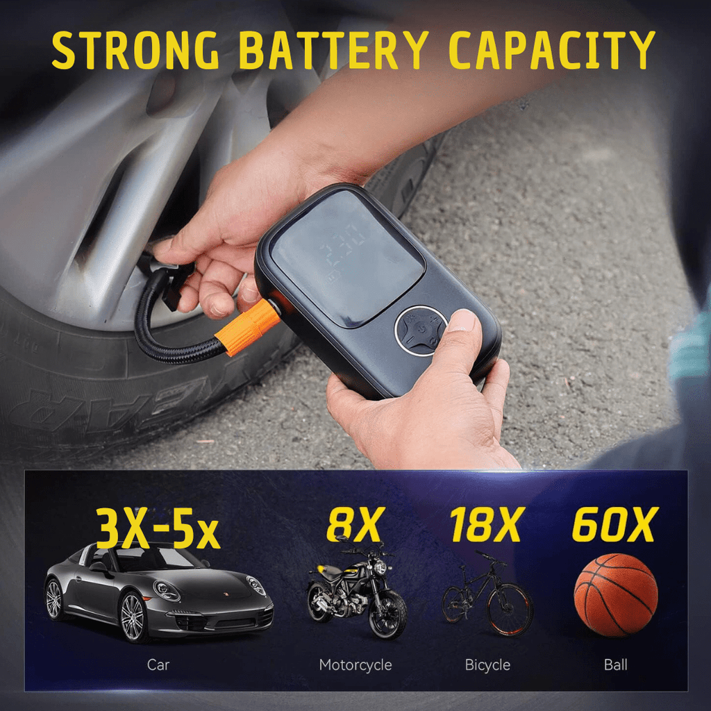 Car Tire Inflator- Rechargeable