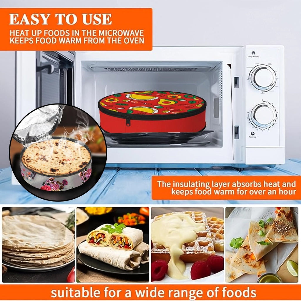 Roti Heat Insulated Cloth Pouch