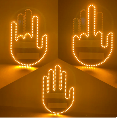 Car Fun emoji Gesture LED