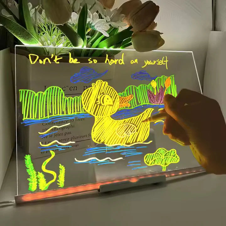 MagicGlow LED Note Board - Spacious Editition