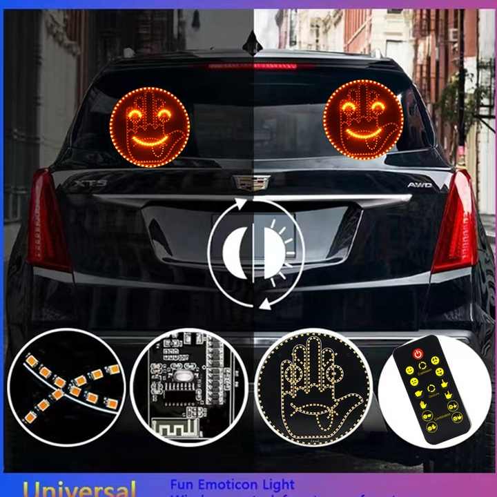 Car Fun emoji Gesture LED