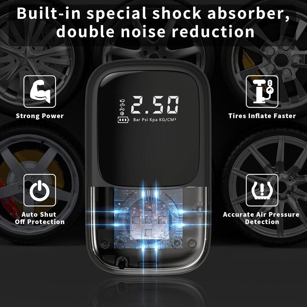 Car Tire Inflator- Rechargeable