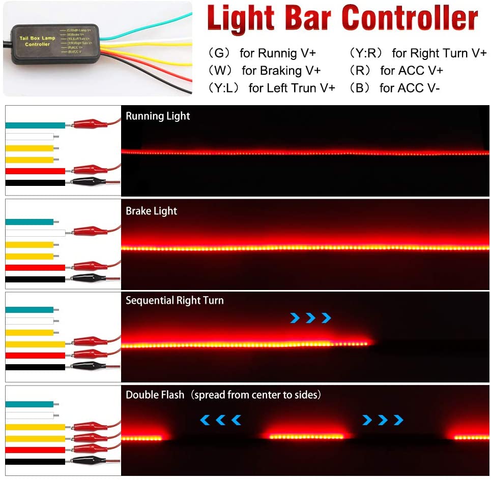 Car Third Brake Light LED  - 5 in 1