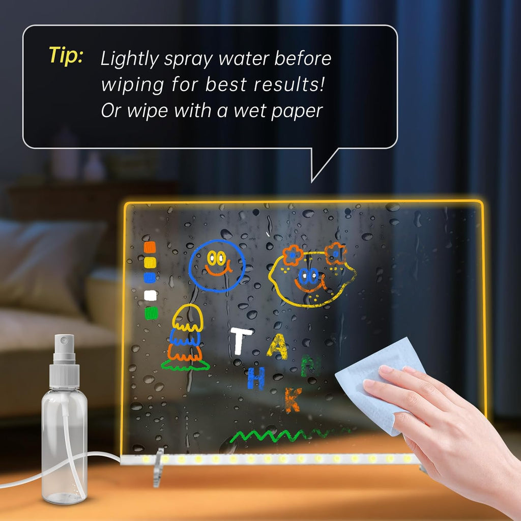 MagicGlow LED Note Board - Spacious Editition